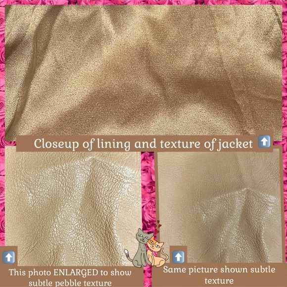 MSRP $98.99 S PLEATHER FAUX LEATHER JACKET IN NUDE COLOR BLANK NYC - Picture 9 of 14